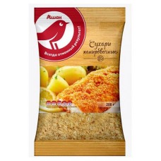 Сухари панировочные АШАН Красная птица, 200 г (kastd) в магазинах Ашан