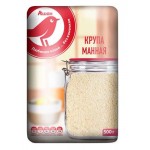 Крупа манная АШАН Красная птица, 500 г (kastd)