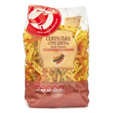 Спиральки АШАН Красная птица трехцветные, 500 г (kastd) в магазинах Ашан