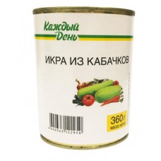 Икра из кабачков Каждый день, 360 г (kastd) в магазинах Ашан