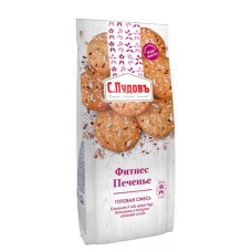 Смесь для выпечки С.Пудовъ Фитнес печенье, 350 г (kastd) в магазинах Ашан