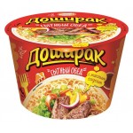 Лапша быстрого приготовления Доширак Сытный обед с говяжьим соусом, 110 г (kastd)