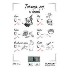 Весы кухонные Scarlett Rowanberry SC-KS57P95 (kastd) в магазинах Ашан