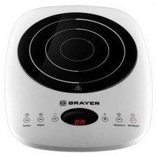 Плитка индукционная Brayer BR2802 настольная черно-белая (kastd) в магазинах Ашан