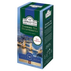 Чай черный Ahmad Tea Вечерний чай с бергамотом в пакетиках, 25х1.8 г (kastd) в магазинах Ашан