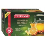 Чай зеленый Teekanne с имбирём и апельсином в пакетиках, 20х3,25 г (kastd)