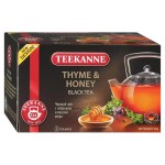 Чай черный Teekanne Thyme & Honey тимьян и мёд в пакетиках, 20х2 г (kastd)
