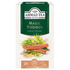Чай травяной Ahmad Tea Мэджик Ройбуш, 30 г (kastd) в магазинах Ашан
