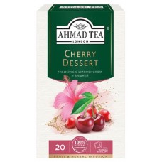 Чай травяной Ahmad Tea Черри Десерт, 40 г (kastd) в магазинах Ашан