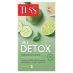 Чай зеленый Tess Detox в пакетиках, 20x1,5 г (kastd)