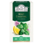 Травяной напиток Ahmad Tea Mint Coctail мята с лимоном в пакетиках, 20х1,5 г (kastd) Травяной напиток Ahmad Tea Mint Coctail мята с лимоном в пакетиках, 20х1,5 г (kastd)