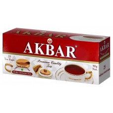 Чай черный AKBAR цейлонский мелкий листовой, 50 г (kastd) в магазинах Ашан