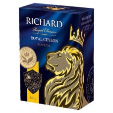 Чай черный Richard Royal Ceylon листовой, 180 г (kastd) в магазинах Ашан