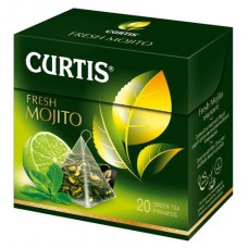 Чай зеленый Curtis Fresh Mojito ароматизированный в пирамидках, 20х2.9 г (kastd) в магазинах Ашан
