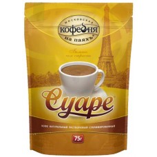 Кофе растворимый Московская Кофейня на Паяхъ Суаре сублимированный, 75 г (kastd) в магазинах Ашан