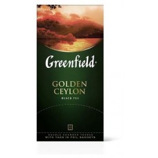 Чай черный Greenfield Golden Ceylon в пакетиках, 25 шт (kastd) в магазинах Ашан