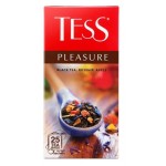 Чай черный Tess Pleasure с добавками в пакетиках, 25 шт (kastd)