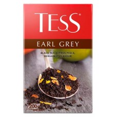 Чай черный Tess Earl Grey листовой, 200 г (kastd) в магазинах Ашан
