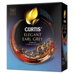 Чай черный Curtis Elegant Earl Grey с бергамотом мелколистовой, 100 пакетиков (kastd)