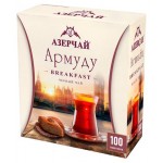 Чай черный АЗЕРЧАЙ Армуду Breakfest, 100 х 1,6 г (kastd)