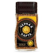 Кофе растворимый Черная Карта Gold сублимированный, 95 г (kastd) в магазинах Ашан