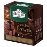 Чай черный Ahmad Tea Шоколадный брауни листовой в пирамидках, 20 х 1,8 г (kastd)