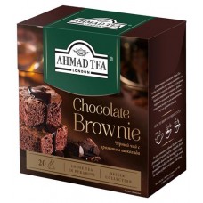 Чай черный Ahmad Tea Шоколадный брауни листовой в пирамидках, 20 х 1,8 г (kastd) в магазинах Ашан