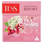 Чай травяной Tess Cocktail Box Ė3 бузина в пирамидках, 20х1,5 г (kastd)