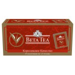 Чай черный BETA TEA Королевское Качество в пакетиках 25х1,5 г (kastd)