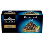 Чай черный BETA TEA ароматизированный Цитрусовый сад в пакетиках, 25х1,5 г (kastd)
