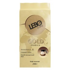Кофе молотый Lebo Gold, 250 г (kastd) в магазинах Ашан