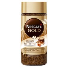 Кофе растворимыйNescafe GOLD Barista Latte Style с добавлением натурального жареного молотого кофе, 85 г (kastd) в магазинах Ашан