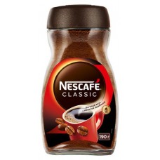 Кофе растворимый Nescafe Classic с добавлением натурального жаренного молотого кофе, 190 г (kastd) в магазинах Ашан