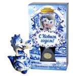 Набор подарочный Конфуций Черный чай листовой + фигурка, 50 г (kastd)