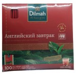 Чай черный Dilmah Английский завтрак цейлонский в пакетиках, 100 х 2 г (kastd)