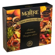 Набор чая Maitre de The Букет изысканных вкусов 30 пакетиков, 58,75г (kastd) в магазинах Ашан