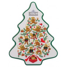 Чай черный BETA TEA Елка с Медвежатами байховый цейлонский крупнолистовой, 50 г (kastd) в магазинах Ашан