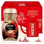 Кофе растворимый Nescafe Classic Crema в наборе с кружкой, 190 г (kastd)