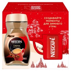Кофе растворимый Nescafe Classic Crema в наборе с кружкой, 190 г (kastd) в магазинах Ашан