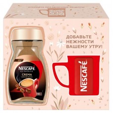 Кофе растворимый Nescafe Classic Crema с кружкой, 190 г (kastd) в магазинах Ашан