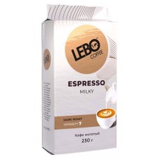 Кофе молотый Lebo Espresso Milky, 230 г (kastd) в магазинах Ашан