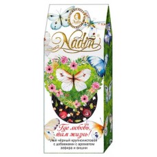 Чай черный Nadin Где любовь, там жизнь!, 50 г (kastd) в магазинах Ашан