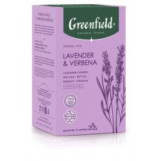 Чай травяной Greenfield Lavender & Verbena в пирамидках, 20х1,8 г (kastd) в магазинах Ашан