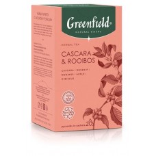 Чай травяной Greenfield Cascara & Rooibos в пирамидках, 20х1,8 г (kastd) в магазинах Ашан