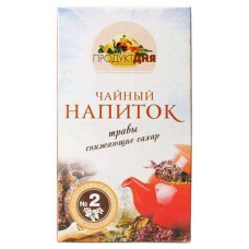 Напиток чайный Продукт Дня Ė 2 травы снижающие сахар, 60 г (kastd) в магазинах Ашан