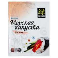 Морская капуста MIDORI оригинальная для суши, 25 г (kastd) в магазинах Ашан