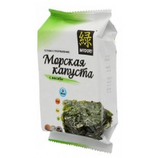 Морская капуста MIDORI с васаби, 5 г (kastd) в магазинах Ашан