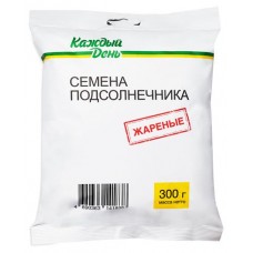 Семена подсолнечника Каждый День жареные, 300 г (kastd) в магазинах Ашан