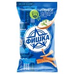 Сухарики ржаные Фишка со вкусом сметаны и лука, 120 г (kastd)