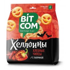 Чипсы Bitcom хлебные с паприкой Хеллоины, 150 г (kastd) в магазинах Ашан